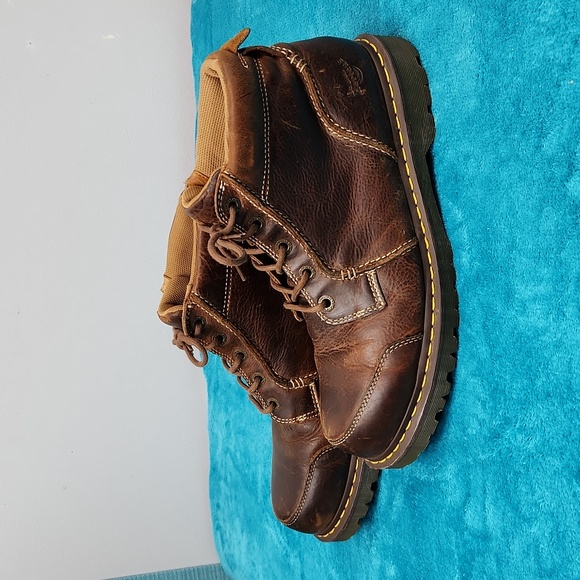 Dr. Martens Men's Brown Leather Nathan Boots Size 13M - Picture 3 of 11